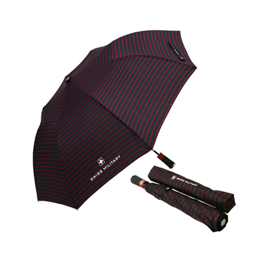 [스위스밀리터리] 2단 자동 스트라이프 우산
