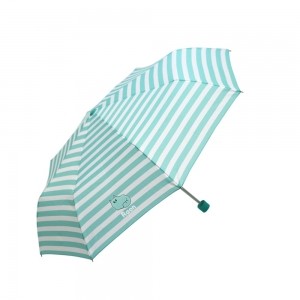 [라온] 3단 수동 우산 스트라이프